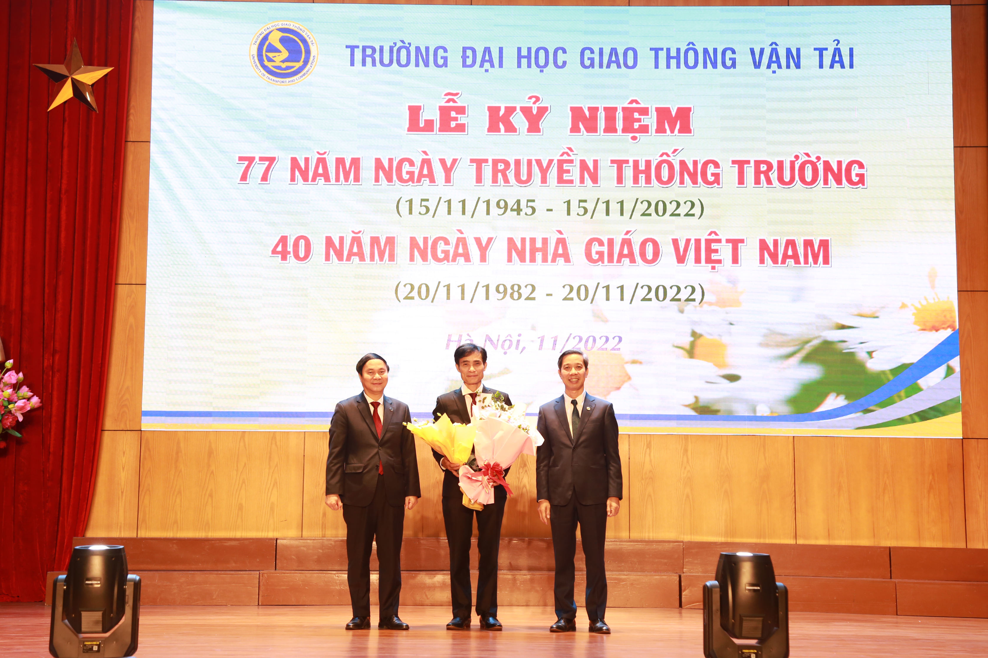 Lễ kỷ niệm 77 năm ngày truyền thống Trường ĐHGTVT và 40 năm ngày Nhà giáo Việt Nam 20/11