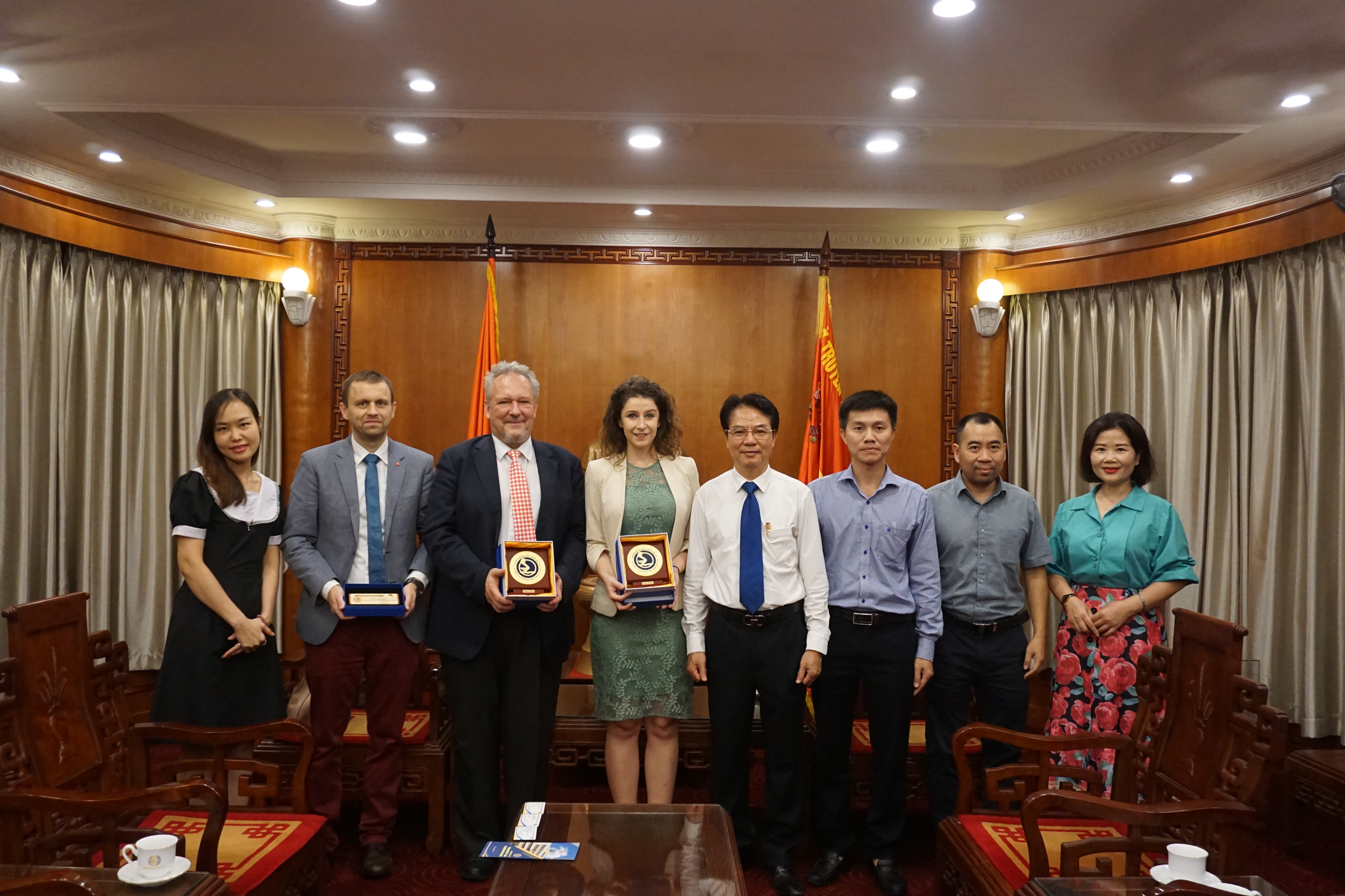 Tiếp và làm việc với Đoàn công tác Đại sứ quán Cộng hòa Séc tại Việt Nam