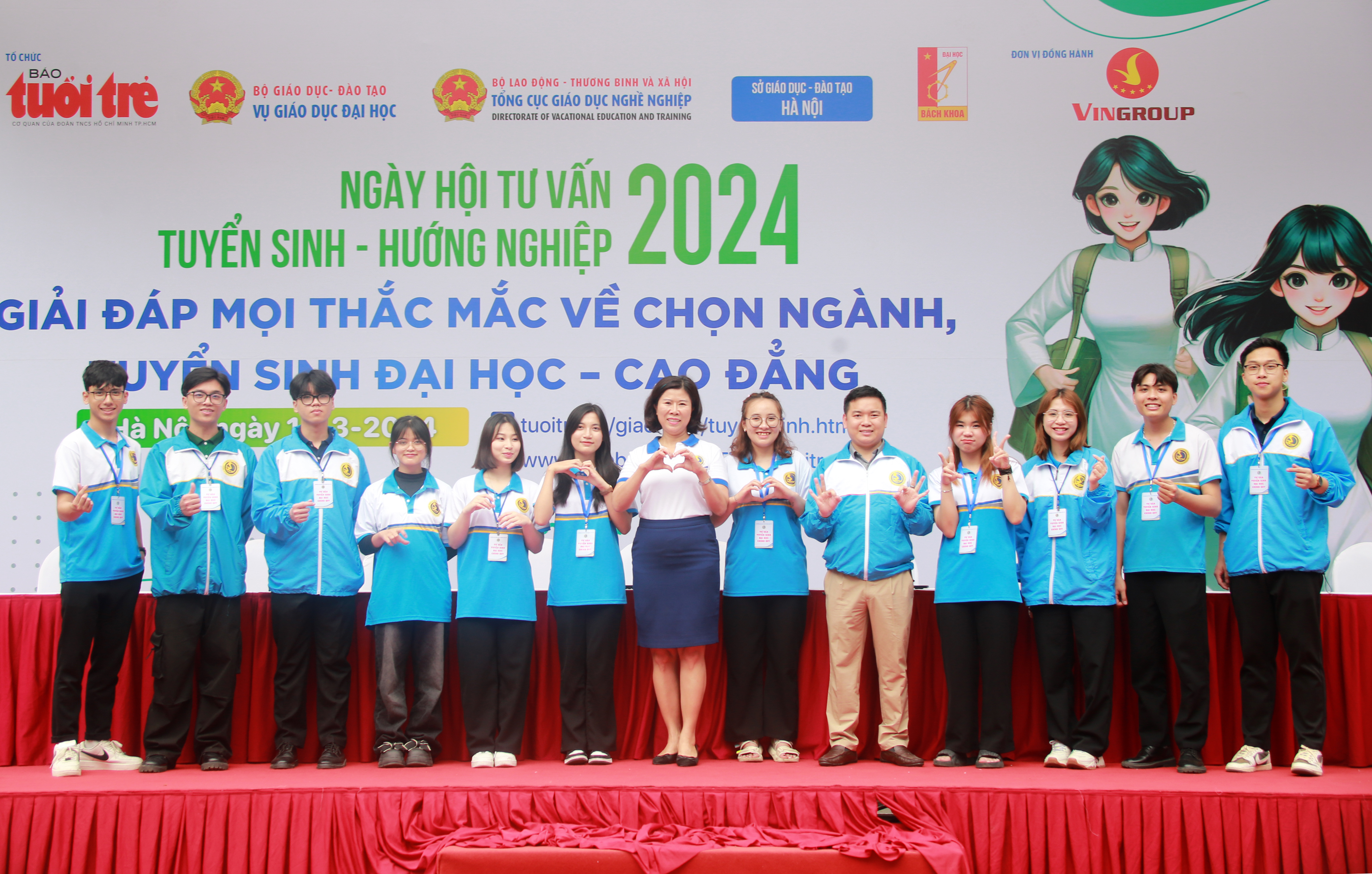 Trường Đại học Giao thông vận tải tham dự Ngày hội Tư vấn tuyển sinh - hướng nghiệp 2024 tại Hà Nội 