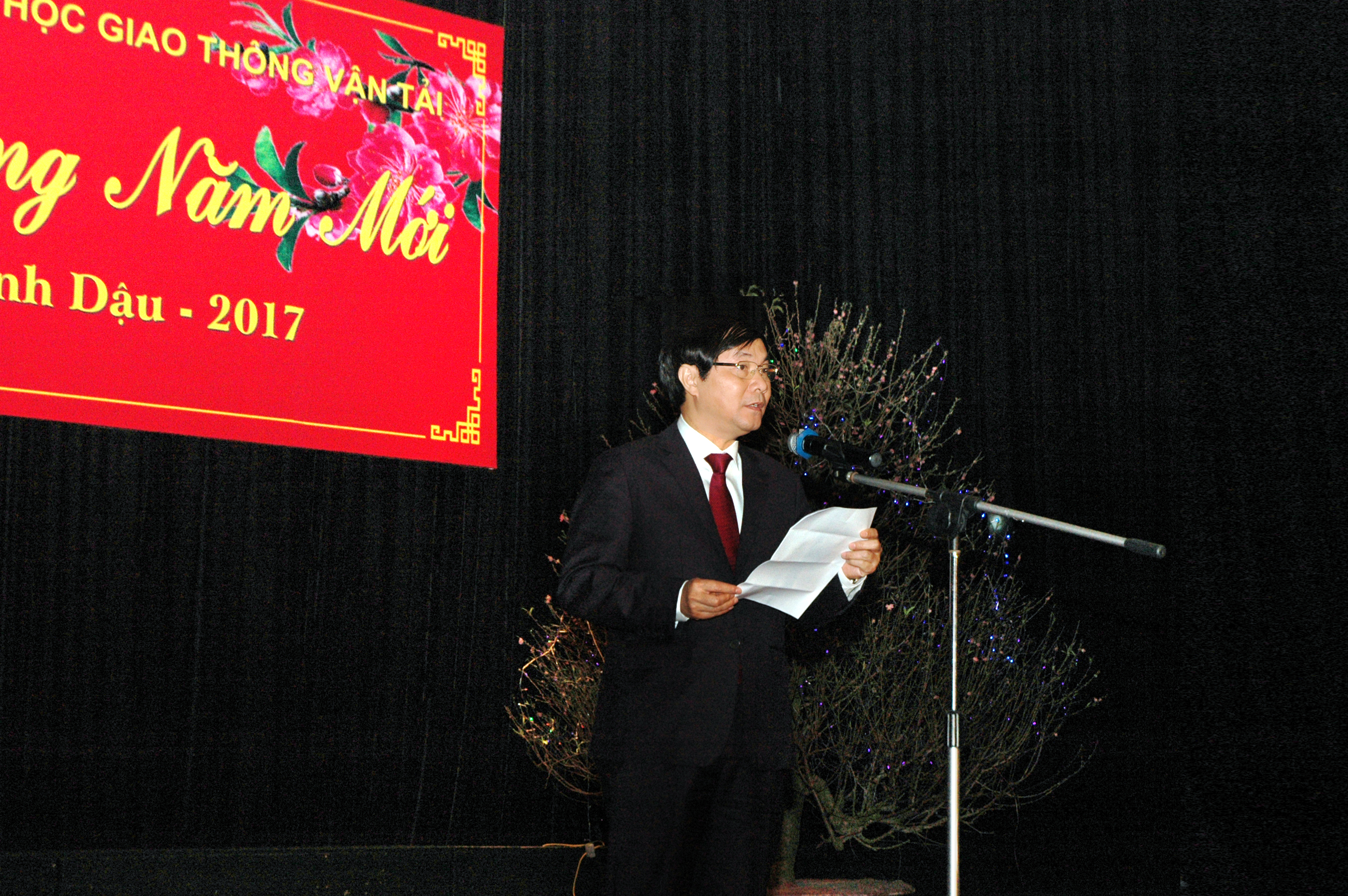 Phát biểu của Hiệu trưởng Trường Đại học GTVT tại buổi gặp mặt đầu Xuân Đinh Dậu 2017